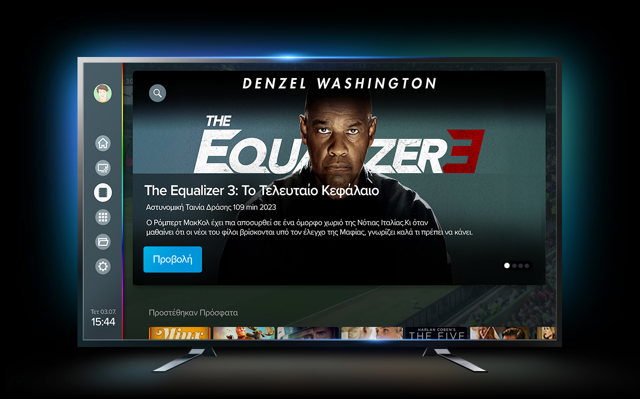 Δες το Equalizer 3 στο EON On Demand χρησιμοποιώντας την ανανεωμένη και μοντέρνα εμφάνιση απολαμβάνοντας ταυτόχρονα εξατομικευμένο περιεχόμενο